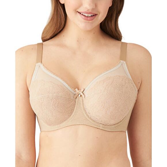 Wacoal 34H Retro Chic Full Figure Full Coverage Underwire Bra 855186 Women's - Picture 1 of 16